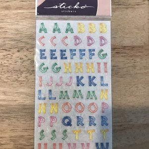 EK Success Sticko Small Baby Alphabet Letter Stickers